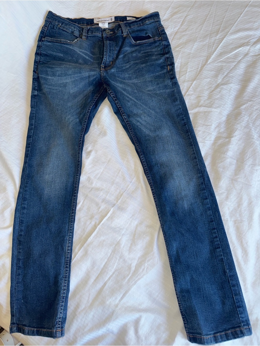 Paper Denim & Cloth Men's Straight Leg Blue Jeans